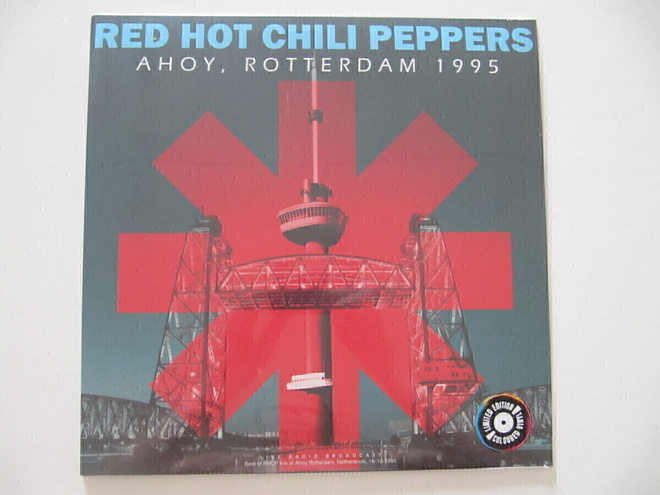 Red Hot Chili Peppers Ahoy, Rotterdam 1995 värivinyyli LP