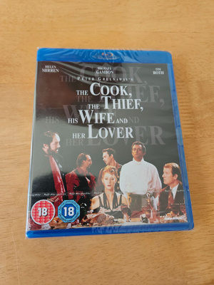 The Cook, The Thief, His Wife & Her Lover (Blu-ray, uusi)