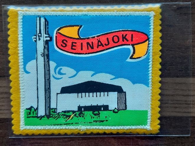 Seinäjoki vintage kangasmerkki