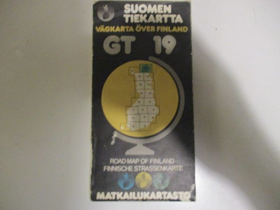 SUOMEN TIEKARTTA GT 19