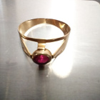 Kultasormus 1,90 g 14k 585 halkaisija 1,9 cm - pikkukuva 2