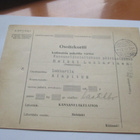 1933 Alapitkä asemaleima osoitekortilla - pikkukuva 2