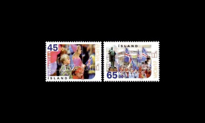 Islanti 890-1 ** Europa kansalliset juhlapäivät (1998)