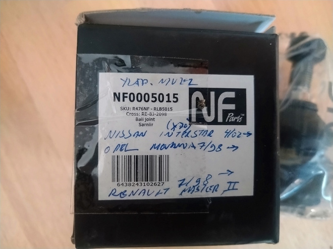 Nissan, Opel, Renault yläpallonivel NF0005015