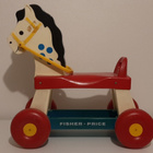 Vintage lelu hevonen Fisher-Price 1976 - pikkukuva 2