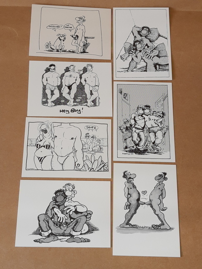 Ralf König  POSTIKORTTI 1kpl Gallerie Janssen