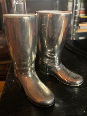 SIVER PLATED BOOTS