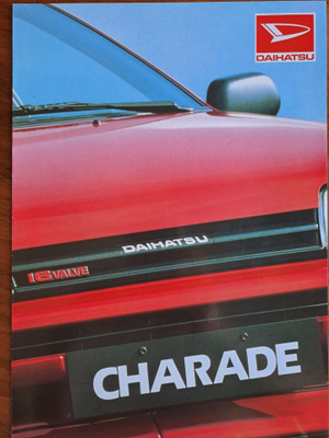 Daihatsu Charade -esite 80-luvun lopusta