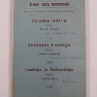 Niilo E. Wainio : Suomalaisia - pikkukuva 2