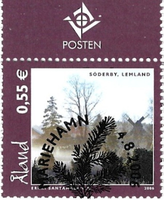 Ål 2006 Ahv. maisemia 0,55 € välilöpari logo epl LaPe 267