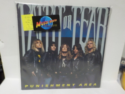 DEATH OR FEAR - PUNISHMENT AREA EX+/EX- UK 1989 LP