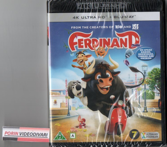 Ferdinand	(12 145)	UUSI	-FI-	4K HD+BLUR		(2)		2017	4k+bluray