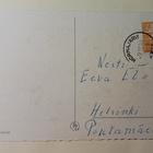 Enkeli soittaa torvea, kelkka, lahjoja, p. 1963 - pikkukuva 2