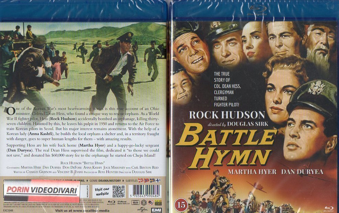 Battle Hymn	(77 796)	UUSI	-FI-		BLU-RAY		rock hudson	1957	ta