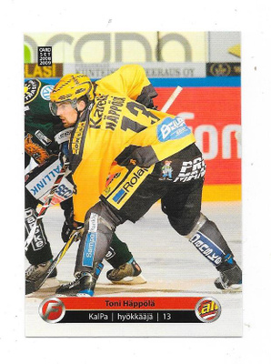 2008-09 CardSet #298 Toni Häppölä , Kalpa