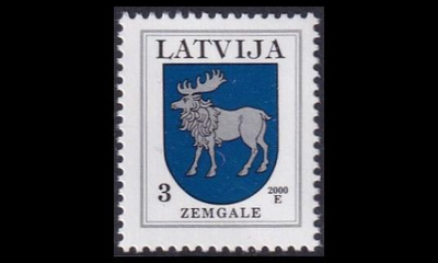 Latvia 372C_VI ** Käyttösarja vaakuna 3 S -00 (1994)