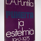 L. A. Puntila : Puheita ja esitelmiä 1962-1975 - pikkukuva 1