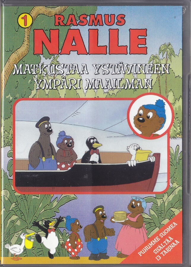 Rasmus Nalle 1 - Matkustaa ystävineen ympäri maailman (DVD)