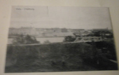 Oulu, silta ja näkymä kaupunkiin, vanha mv pk, p. 1906
