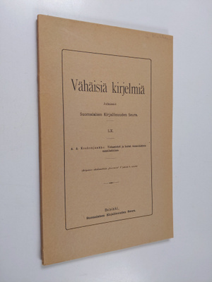 A. A. Koskenjaakko : Virkamiehet ja herrat suomalaisissa ...