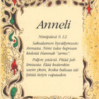 kortti ** Etunimi Anu Tuomas Hannu ym. - eril. joulukuulta - pikkukuva 3