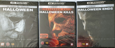 HALLOWEEN TRILOGIA   BLU-RAY 4K ULTRA HD UUSI