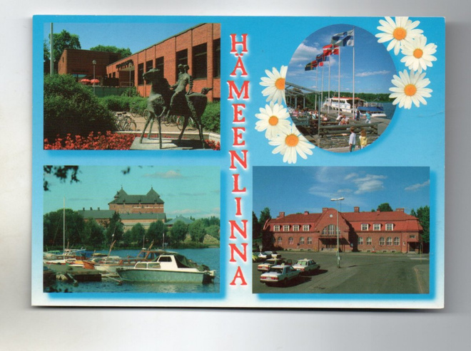Hämeenlinna:  Kirjasto, asema ym