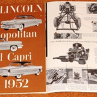 1952 Lincoln esite - ISO - Cosmopolitan Capri - pikkukuva 1