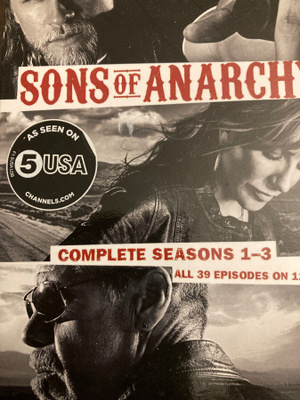 SONS OF ANARCHY SEASONS 1-3