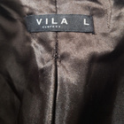 Ruskea takki villaa VILA Clothes koko L - pikkukuva 5