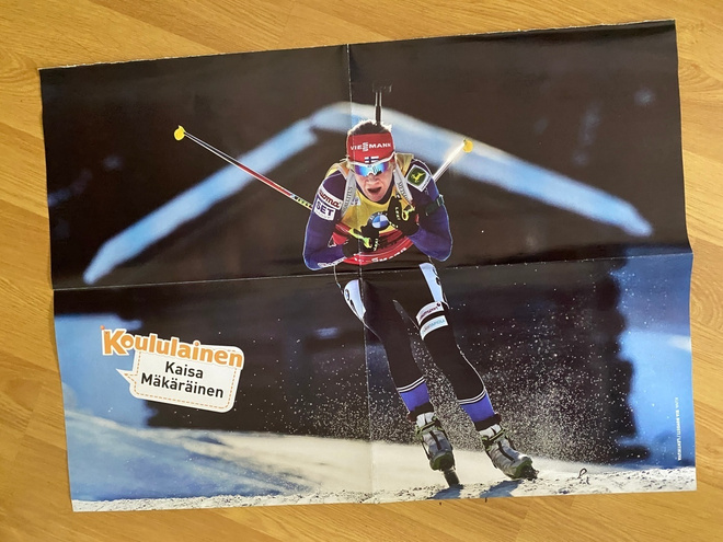 Kaisa Mäkäräinen juliste