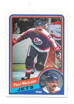 1984-85 OPC #342 Paul MacLean , Winnipeg Jets