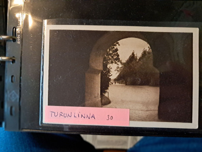 Turun linna,  kulkematon vanha kortti.