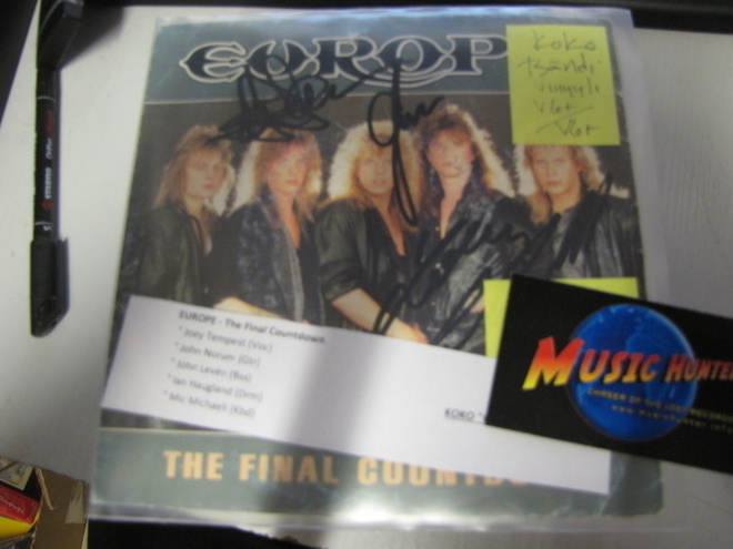 EUROPE-FINAL COUNTDOWN 7'' KOKO CLASSIC LINEUPIN NIMMAREILLA