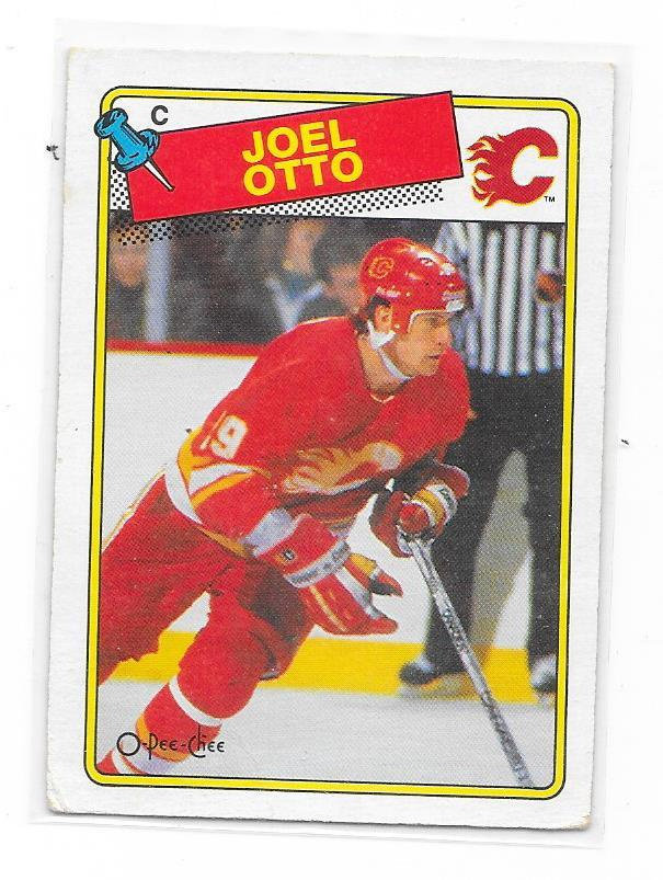 1988-89 OPC #242 Joel Otto Calgary Flames