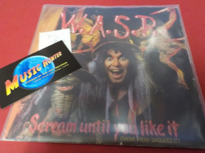 W.A.S.P. - SCREAM UNTIL YOU LIKE IT M-/EX+ 7'' SINGLE