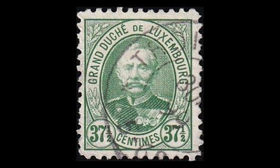 Luxemburg 62D o Suurherttua Adolf 37½ C (11½:11) (1891)