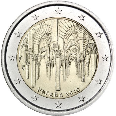 Espanja 2010 2 € Cathedral of Córdoba UNC