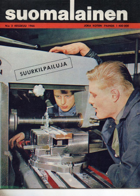 Suomalainen n:o 2 1966 Suomen kalat. Asemiehen asu. Miljoona