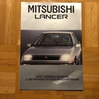 Esite Mitsubishi Lancer 1984 - pikkukuva 1