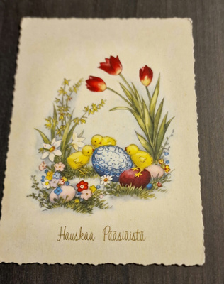 HAUSKAA PÄÄSIÄISTÄ, pääsiäiskortti, kulkematon