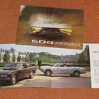 1973 Peugeot 504 Coupe Cabriolet esite - SUOM ! -KUIN UUSI - pikkukuva 1