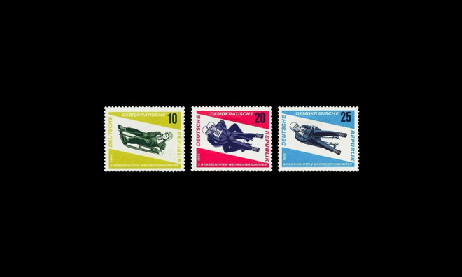 DDR 1156-8 ** Kelkkailun MM-kisat (1966)