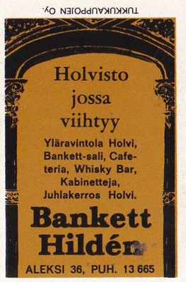 Bankett Hilde`n , Aleksi 36   s85