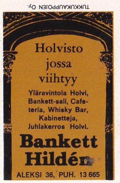 Bankett Hilde`n , Aleksi 36   s85
