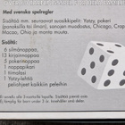 Noppa Noppapeli . 60 peliä samassa paketissa 1989 - pikkukuva 4