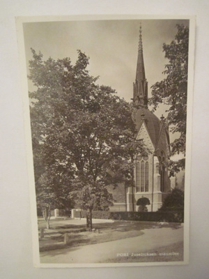 VANHA Postikortti Pori 1950-l Alkup.Mallikappale