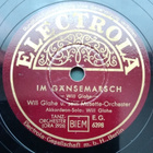 Savikiekko: Will Glahe - Electrola E.G. 6398 - pikkukuva 3