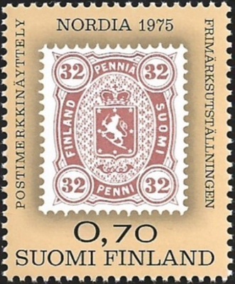 1975 NORDIA Postimerkkinäyttely ** LaPe 762