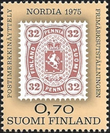 1975 NORDIA Postimerkkinäyttely ** LaPe 762